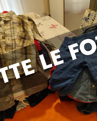 Abbigliamento vestiti bambino 9-12 mesi invernale