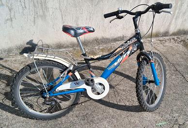 Bici bambino 20 pollici amante e casella