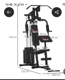 Attrezzatura home fitness pari al nuovo
