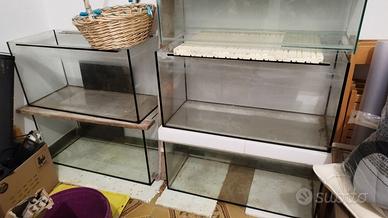 Batteria di 4 Vasche da 80 cm più sump