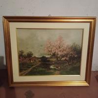 Cornice e una copia di Paesaggistico di A. Kaufman