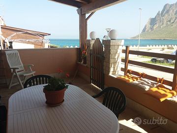 Vacanze a Baia Cornino pranzi vista mare