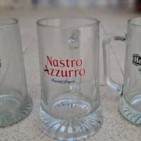 Bicchieri (2) Heiniken + 1 bicchiere Nastro Azzurr