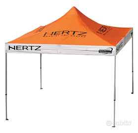 GAZEBO in alluminio 3 x 3 metri Hertz