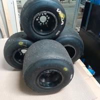 Set cerchi in magnesio per birel senior usati