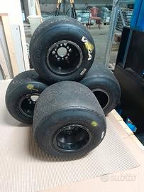 Set cerchi in magnesio per birel senior usati