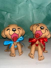 Coppia di cagnolini interamente fatti a mano🐶