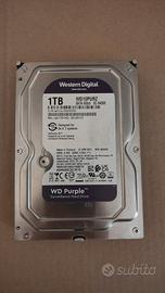 Hard Disk 1TB Western Digital Purple 3.5" SATA3 6G