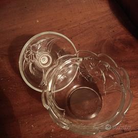 coppia bomboniere in vetro 