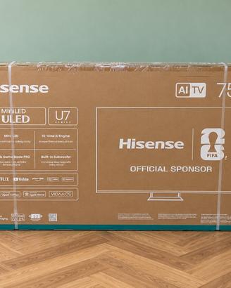 Tv Qled Mini led Hisense U7Q 2026 75 pollici