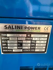 Generatore di corrente 30 kw