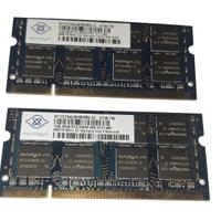 RAM DDR2 2Gb (2 x 1Gb) SODIMM 667 Mhz marca Nanya