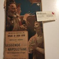 Libro antico 1909 leggende napoletane