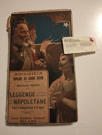 Libro antico 1909 leggende napoletane