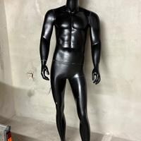 Manichino maschio nero M-L