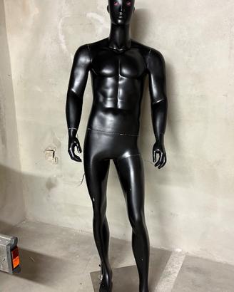 Manichino maschio nero M-L
