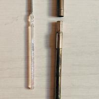 Termometro clinico tascabile vintage in argento