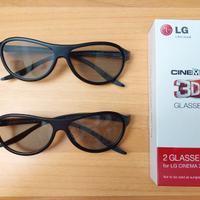 Coppia occhiali 3D per televisori LG