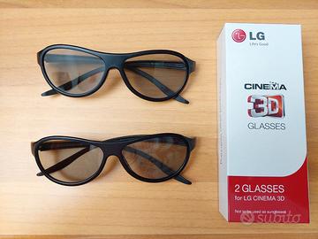 Coppia occhiali 3D per televisori LG