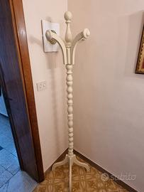 Attaccapanni vintage in legno, anni '60-'70