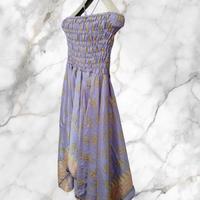 vestito donna tg unica di  70% seta 