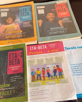 Etabeta 1 – matematica per tutti - libri 1 media