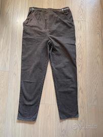 Pantaloni premaman marroni tg. 46