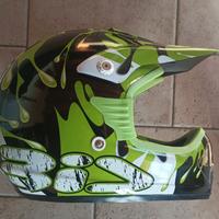 casco moto cross Motard enduro acerbis in fibra 