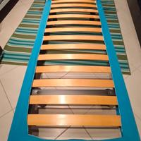 lettino letto singolo rete a doghe 