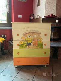 Cassettiera / Fasciatoio / bagnetto Erbesi