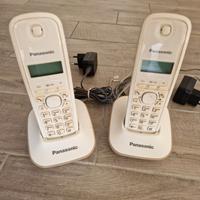 COPPIA TELEFONI CORDLESS PANASONIC