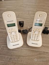 COPPIA TELEFONI CORDLESS PANASONIC