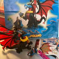 Gadget TOPOLINO Drago,Macchia,fumet, cartonc