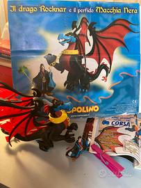 Gadget TOPOLINO Drago,Macchia,fumet, cartonc