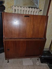 Secretaire Mid-Century in teak di Bernhard Pederse