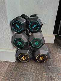 set manubri blocco intero