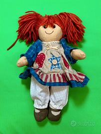 Bambola di Stoffa My Doll capelli rossi