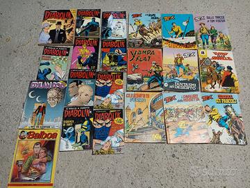 fumetti Diabolik Tex e dilan dog