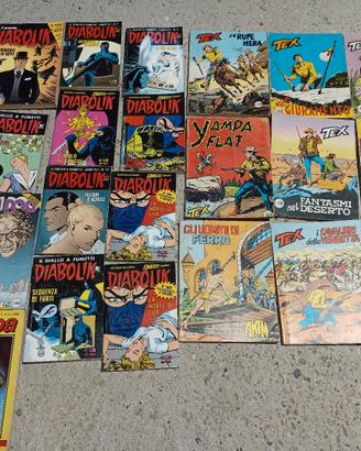 fumetti Diabolik Tex e dilan dog