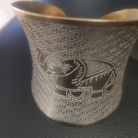 bracciale alla schiava ottone