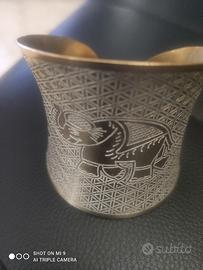 bracciale alla schiava ottone