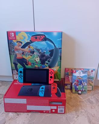 Console Nintendo switch con 5 giochi