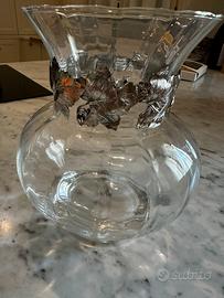 Vaso cristallo e argento MARIACRISTINA STERLING