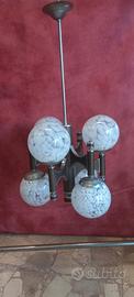 lampadario da soffitto Space Age Design anni 70 