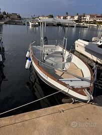 Barca fischman 5,5m + mogore 25/40 2T + carrello