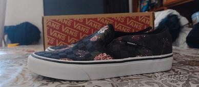 Vans Classic Slip-On Women Shoes Floral Checkerboa