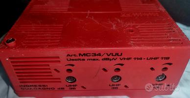 Centralino Antenna TV Offel regolabile MC34/VUU 