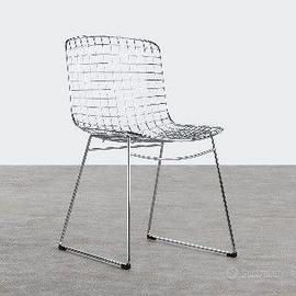 Tavolo Knoll Platner 4 sedie Bertoia