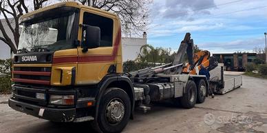 scania ribaltabile scarrabile e gru 