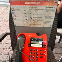 Telefono cabina sip gettoni